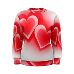 Heart Love Romantic Art Abstract Women s Sweatshirt