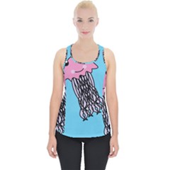 Jellyfish Cute Illustration Cartoon Piece Up Tank Top by Nexatart