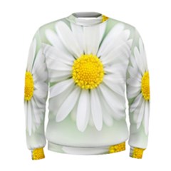 Art Daisy Flower Art Flower Deco Men s Sweatshirt by Nexatart