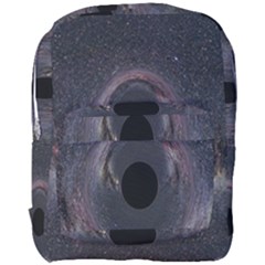 Black Hole Blue Space Galaxy Star Full Print Backpack