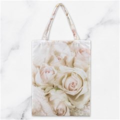 Pastel Roses Antique Vintage Classic Tote Bag by Nexatart