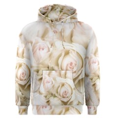 Pastel Roses Antique Vintage Men s Pullover Hoodie by Nexatart