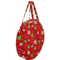 Ginger cookies Christmas pattern Giant Round Zipper Tote View3