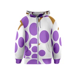 Fruit Grape Purple Kids  Zipper Hoodie by Mariart