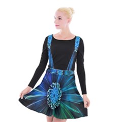 Flower Stigma Colorful Rainbow Animation Space Suspender Skater Skirt