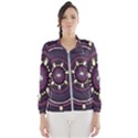 Mandalarium Hires Hand Eye Purple Wind Breaker (Women) View1