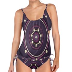 Mandalarium Hires Hand Eye Purple Tankini Set by Mariart