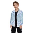 Snowflakes Star Blue Triangle Wind Breaker (Kids) View2