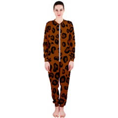 Dark Leopard Onepiece Jumpsuit (ladies)  by TRENDYcouture