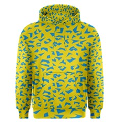 Blue Yellow Space Galaxy Men s Pullover Hoodie