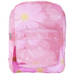 Cosmos Flower Floral Sunflower Star Pink Frame Full Print Backpack by Mariart