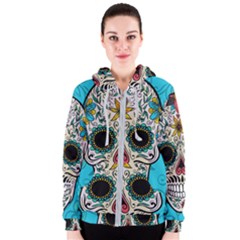 Sugar Skull New 2015 Women s Zipper Hoodie