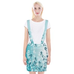 Flower Blue River Star Sunflower Braces Suspender Skirt by Mariart