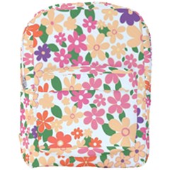 Flower Floral Rainbow Rose Full Print Backpack