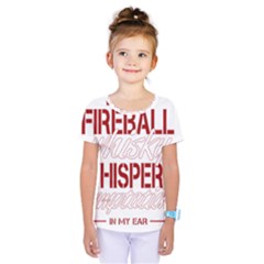 Fireball Whiskey Humor  Kids  One Piece Tee