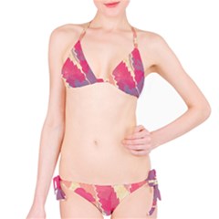 Marijuana Heart Cannabis Rainbow Pink Cloud Bikini Set by Mariart