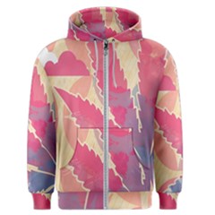 Marijuana Heart Cannabis Rainbow Pink Cloud Men s Zipper Hoodie by Mariart