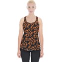 Pattern Halloween Jackolantern Piece Up Tank Top View1