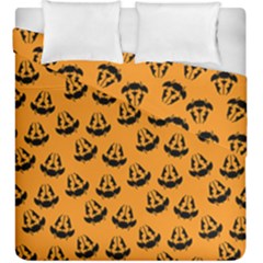 Halloween Jackolantern Pumpkins Icreate Duvet Cover Double Side (king Size)