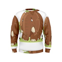 Cute Elephant Kids  Sweatshirt