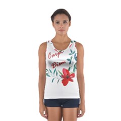 Carpe Diem  Sport Tank Top  by Valentinaart