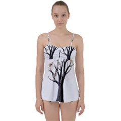 Dead Tree  Babydoll Tankini Set