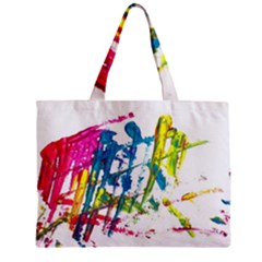 No 128 Zipper Mini Tote Bag by AdisaArtDesign