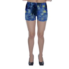 Van Gogh Inspired Skinny Shorts by NouveauDesign