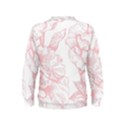 vintage pink floral Kids  Sweatshirt View2