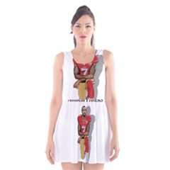 National Anthem Protest Scoop Neck Skater Dress by Valentinaart