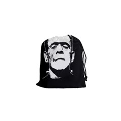 Frankenstein s Monster Halloween Drawstring Pouches (xs)  by Valentinaart