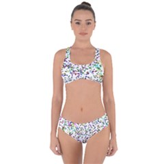 Paint On A White Background                                   Criss Cross Bikini Set