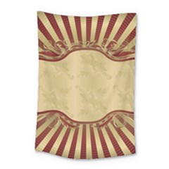 Art Deco Red Small Tapestry by NouveauDesign