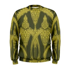 Art Nouveau Green Men s Sweatshirt by NouveauDesign