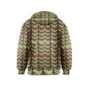 Zig Zag Multicolored Ethnic Pattern Kids  Zipper Hoodie View2