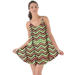 Zig Zag Multicolored Ethnic Pattern Love The Sun Cover Up by dflcprintsclothing