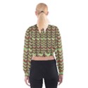 Zig Zag Multicolored Ethnic Pattern Cropped Sweatshirt View2