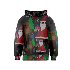 Ugly Christmas Sweater Kids  Pullover Hoodie