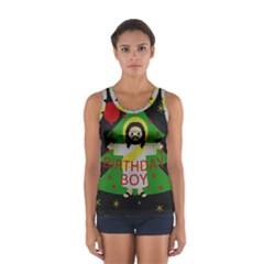 Jesus - Christmas Sport Tank Top  by Valentinaart