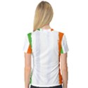 Flag Ireland, banner watercolor painting art V-Neck Sport Mesh Tee View2