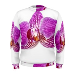 Lilac Phalaenopsis Aquarel  Watercolor Art Painting Men s Sweatshirt by picsaspassion