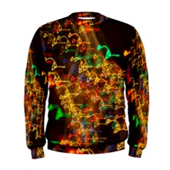 Christmas Tree Light Color Night Men s Sweatshirt by Mariart