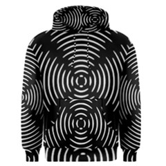 Gold Wave Seamless Pattern Black Hole Men s Pullover Hoodie by Mariart