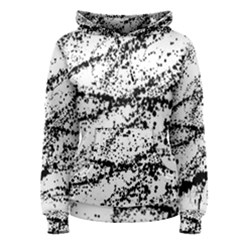 Ink Splatter Texture Women s Pullover Hoodie by Mariart