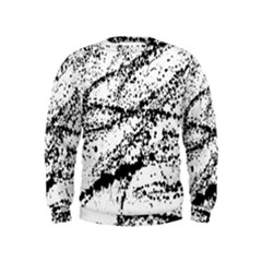 Ink Splatter Texture Kids  Sweatshirt by Mariart