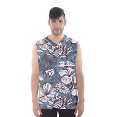 Star Flower Grey Blue Beauty Sexy Men s Basketball Tank Top by Mariart