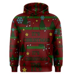 Ugly Christmas Sweater Men s Pullover Hoodie by Valentinaart