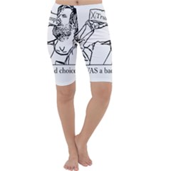 Trump Novelty Design Cropped Leggings  by PokeAtTrump