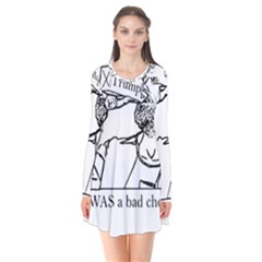 Trump Novelty Design Flare Dress