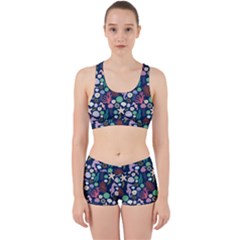 Seahorses Jellyfish Seaworld Sea  Beach Swiim Work It Out Sports Bra Set by Mariart